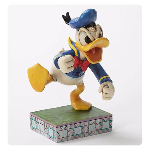 Disney Traditions Donald Duck Fowl Temper Statue